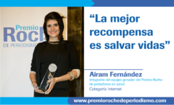 “La mejor recompensa es que logramos salvar unas cuantas vidas”